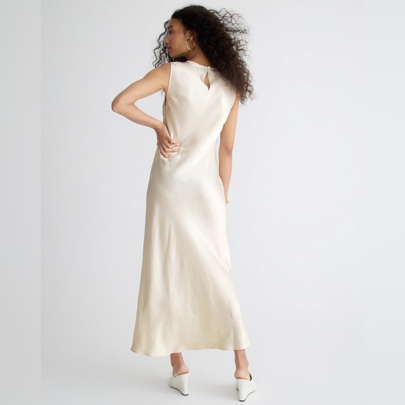 J.Crew Collection limited-edition Carolyn slip dress in luster crepe - Picture 3 of 12